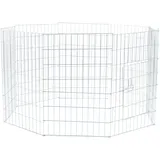 Trixie Hundehütte Ø 154 x 91 cm Metall Schwarz