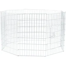 Trixie Hundehütte Ø 154 x 91 cm Metall Schwarz