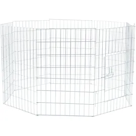Trixie Hundehütte Ø 154 x 91 cm Metall Schwarz