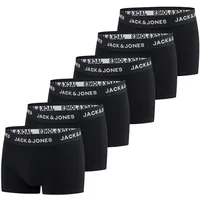 JACK & JONES Boxershorts Herren 6er Pack Basic Trunks