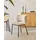 Kave Home 2er Set Kave Home Stuhl Ciselia Stoff Beige