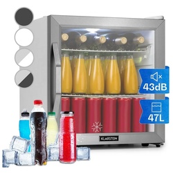 Klarstein Getränkekühlschrank HEA-Beersafe-L-WH 10033121, 50 cm hoch, 47.5 cm breit, Bierkühlschrank Getränkekühlschrank Flaschenkühlschrank mit Glastür