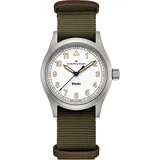 Hamilton Khaki Field Quarz Grün/Weiß 38 mm