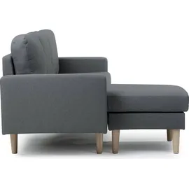 Habitat et Jardin Ecksofa reversibel aus Stoff "Gabby" - 3-Sitzer - Grau - Grau