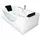 AcquaVapore Eckbadewanne 90 x 180 cm (W81R-A)