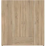 Pol-Power Kleiderschrank Base 4-türig sonoma