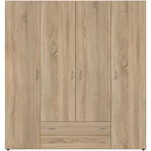Pol-Power Kleiderschrank Base 4-türig sonoma