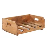 DESIGN DELIGHTS FLASCHENREGAL Natur, Holz, 46x15x30 cm, Wohnzimmer, Regale, Weinregale