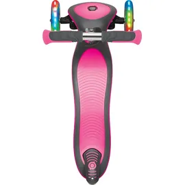 Globber Elite Deluxe mit Leuchtrollen pink