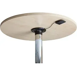 Hammerbacher VST08 Stehtisch höhenverstellbar buche 80,0 x 80,0 x 72,0 - 114,0 cm