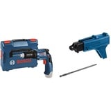 Bosch Professional 12V System Akku Trockenbauschrauber GTB 12V-11 (ohne Akkus und Ladegerät, Drehmoment hart/weich: 11/3 Nm) + GMA 55 Magazinaufsatz + Schnellbauschraube Feingewinde, S-F, 3,9 x 25 mm