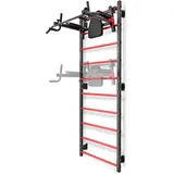 Marbo Sport Set MHU1 | Sprossenwand zur Wandmontage 230 x 81 cm MH-U204 + multifunktionelle Klimmzugstange für die Wandmontage (2in1) MH-U205 - Marbo Sport