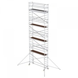 Günzburger MUNK Aluminium-Rollgerüst mit Ausleger 3,00x0,75m Plattform 10,39m AH