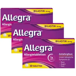 Allegra Allergietabletten 3X20 St