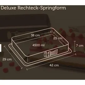 Zenker Rechteck-Springform 42 x 29 x 7 cm