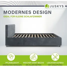 Juskys Nizza 120 x 200 cm dunkelgrau