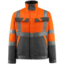 Warnschutz Jacke "FORSTER" Safe Light - M - orange/dunkelanthrazit
