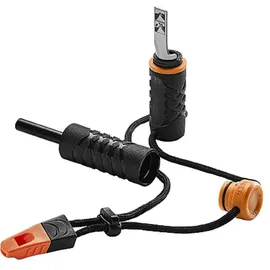 Gerber Feuerstarter mit wasserdichtem Zunderlager, Inklusive Notfallpfeife, 31-003151