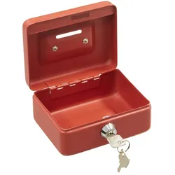 ARREGUI Elegant C9004 Geldkassette aus Stahl | Geldbox | 12,5 cm breit | Abschließbare Kasse mit Einwurfschlitz | Kleine Geldkassette mit Schlüssel