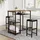 VCM Bartisch Kolari 90 x 93 x 50 cm Eiche Vintage