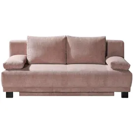 Sofa.de Schlafsofa aus Cord Luna ¦ rosa/pink ¦ Maße (cm): B: 200 H: 89 T: 96.0