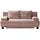 Sofa.de Schlafsofa aus Cord Luna ¦ rosa/pink ¦ Maße (cm): B: 200 H: 89 T: 96.0