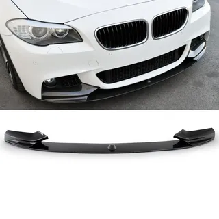 Sport-Performance Frontspoiler 3-teilig Lippe Carbon Glanz kompatibel für BMW 5er F10 F11 M-Paket DM Autoteile 2-1475