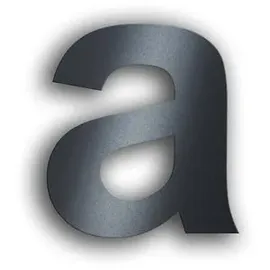 Metzler Hausnummer 15 cm Edelstahl/Anthrazit