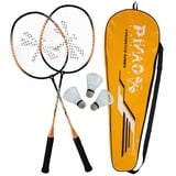 PiNAO Sports 6tlg. Badminton-Set Family in Orange