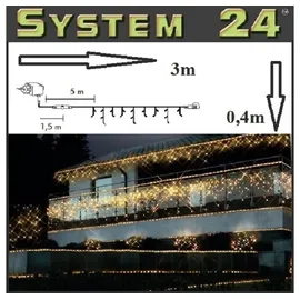 STAR Systemlichterkette 492-72 System 24 LED 49er Eisregenkette