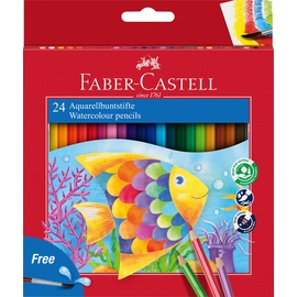 Faber-Castell Kinder Aquarell Buntstift 24 St.