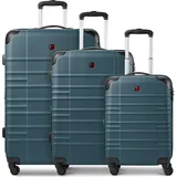 Wenger Amplar Evo Koffer-Set 3-tlg. blau/petrol