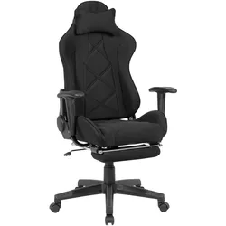 FineBuy Gaming Schreibtischstuhl Büro Drehstuhl Stoff Stuhl 120 kg