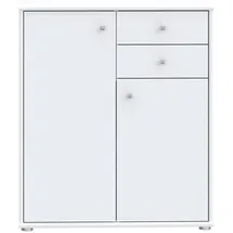 Forte Kombikommode 73,7 x 85,5 x 34,8 cm Weiß