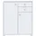 Forte Kombikommode 73,7 x 85,5 x 34,8 cm Weiß