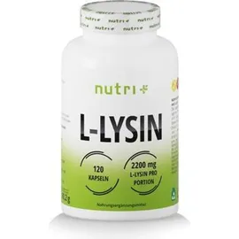 Nutri + nutri+ L-Lysin Kapseln 120 Kapseln