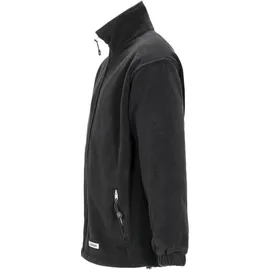 Planam Stream Fleecejacke Schwarz/Anthrazit M