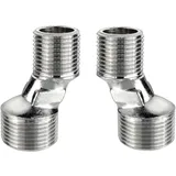 Conmetall Cornat TEC321020 Anschluß Satz, Silber, Klein
