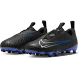 Nike Jr Phantom Gx Academy Fg/Mg Sneaker, Black Chrome Hyper Royal, 38