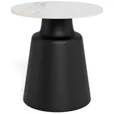 alasans Santorini Schwarz/Weiß Metall 45 x 45 x 47,5 cm