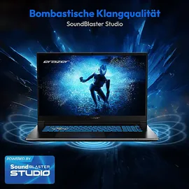Medion ERAZER Defender P50 (MD62646) mit 165 Hz QHD Display und RGB Tastatur, Gaming Laptop, 17,3 Zoll Display, Intel® CoreTM i5 13420H Prozessor, 16 GB RAM, 1 TB SSD, NVIDIA GeForce RTXTM 4060, Schwarz, Windows 11 Home