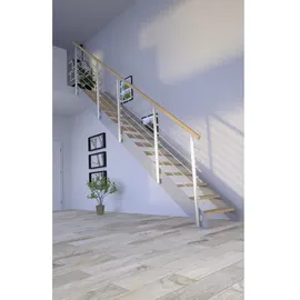 StarWood Treppe Kos 260-320 cm Holz/Edelstahl