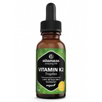 (499,40€/L) Vitamin K2 Tropfen MK7 200 μg pro Tag vegan, 50 ml, 1700 Tropfen
