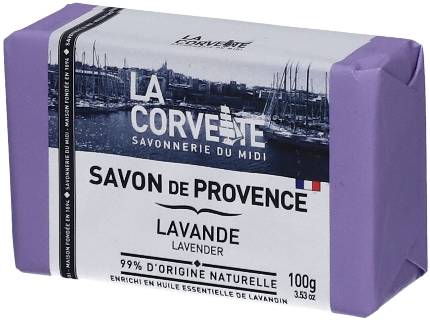 LA CORVETTE Savon de Provence Lavande 100 g savon