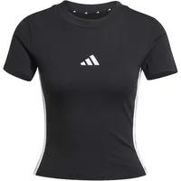 adidas Essentials 3-Streifen Slim Baby T-Shirt Black / White L