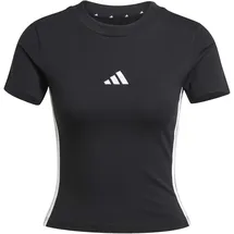 adidas Essentials 3-Streifen Slim Baby T-Shirt Black / White L