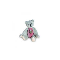 Teddy Hermann® Dekofigur Teddybär Miniatur grau/rosé 5,5 cm