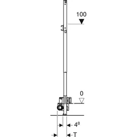 Geberit Duofix Element für Dusche 130 cm