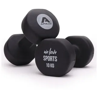 Apollo Hantel-Set Kurzhantel 2x10 kg schwarz