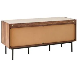 CaliCosy Schuhbank 35 x 45,5 x 43 cm Nussbaum / braun